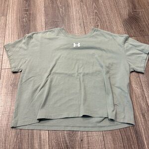 Under Armour Kids Sage Green Short Sleeve Tee